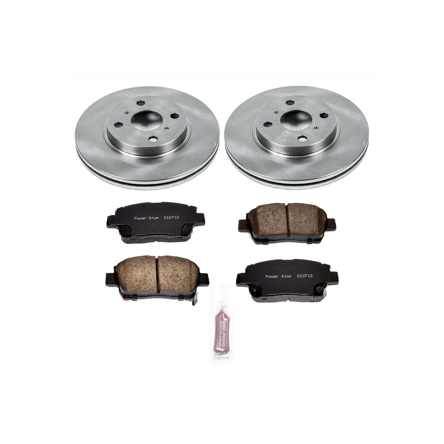 Power Stop KOE109 Autospecialty - 1-Click Daily Driver Brake Kits (Front) for 2004-2006 Scion Xa product image