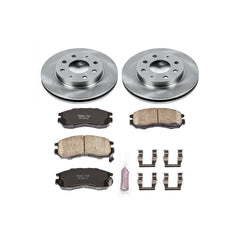 Power Stop KOE1090 Autospecialty - 1-Click Daily Driver Brake Kits (Front) for 1993-1995 Eagle Summit Station Wagon product image