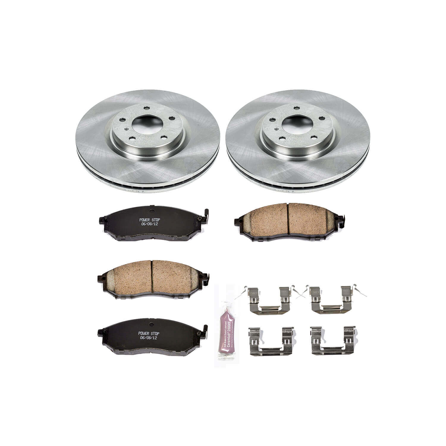 Power Stop KOE112 Autospecialty - 1-Click Daily Driver Brake Kits (Front) for 2005-2019 INFINITI EX35 product image