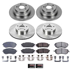 Power Stop KOE1127 Autospecialty - 1-Click Daily Driver Brake Kits (Front And Rear) for 2003-2007 Saab 9-2X Linear product image