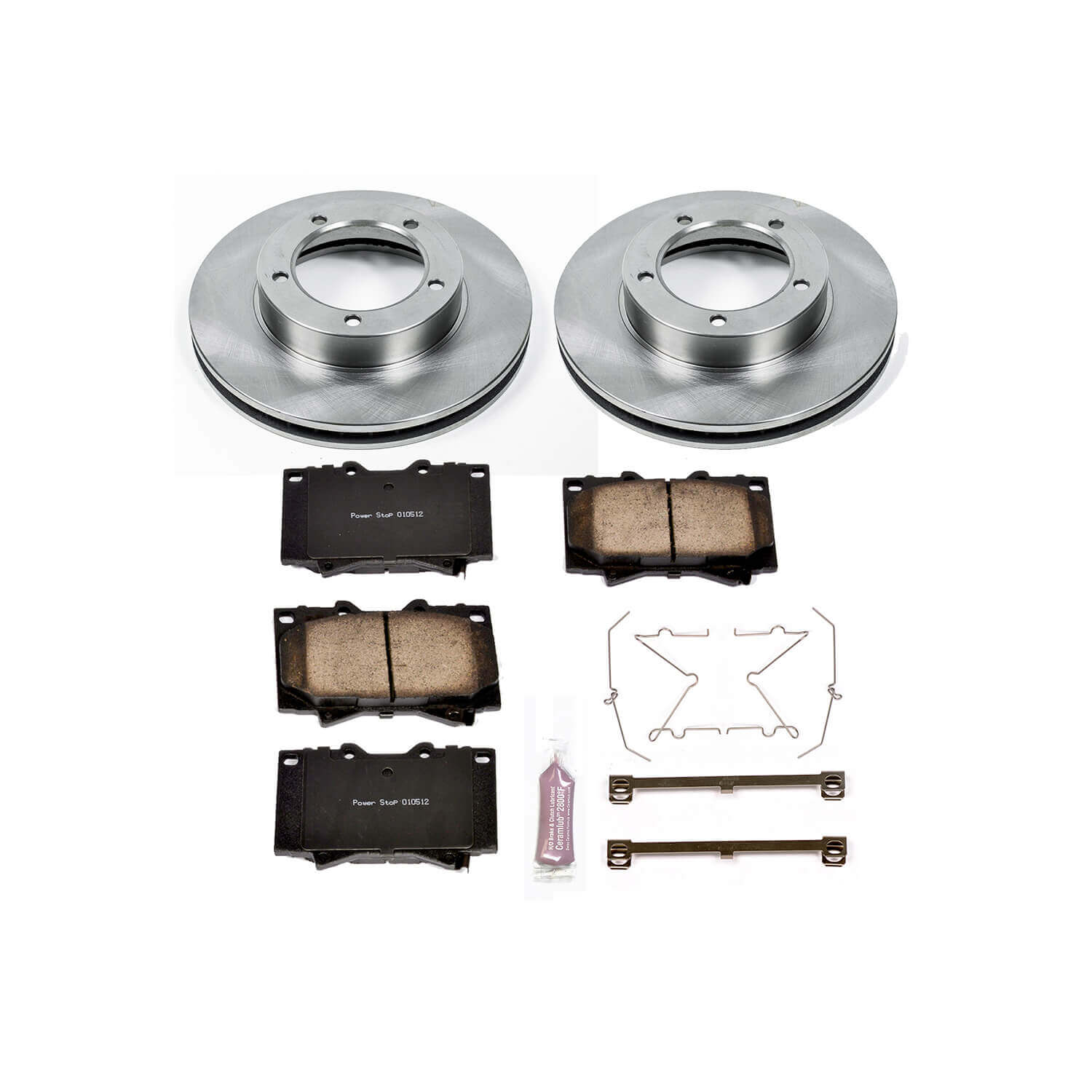 Power Stop KOE1132 Autospecialty - 1-Click Daily Driver Brake Kits (Front) for 1998-2007 Lexus LX470 product image