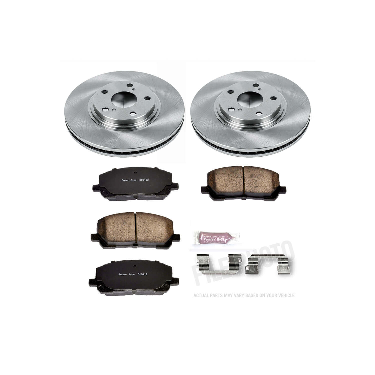 Power Stop KOE1137 Autospecialty - 1-Click Daily Driver Brake Kits (Front) for 2001-2007 Toyota Highlander product image