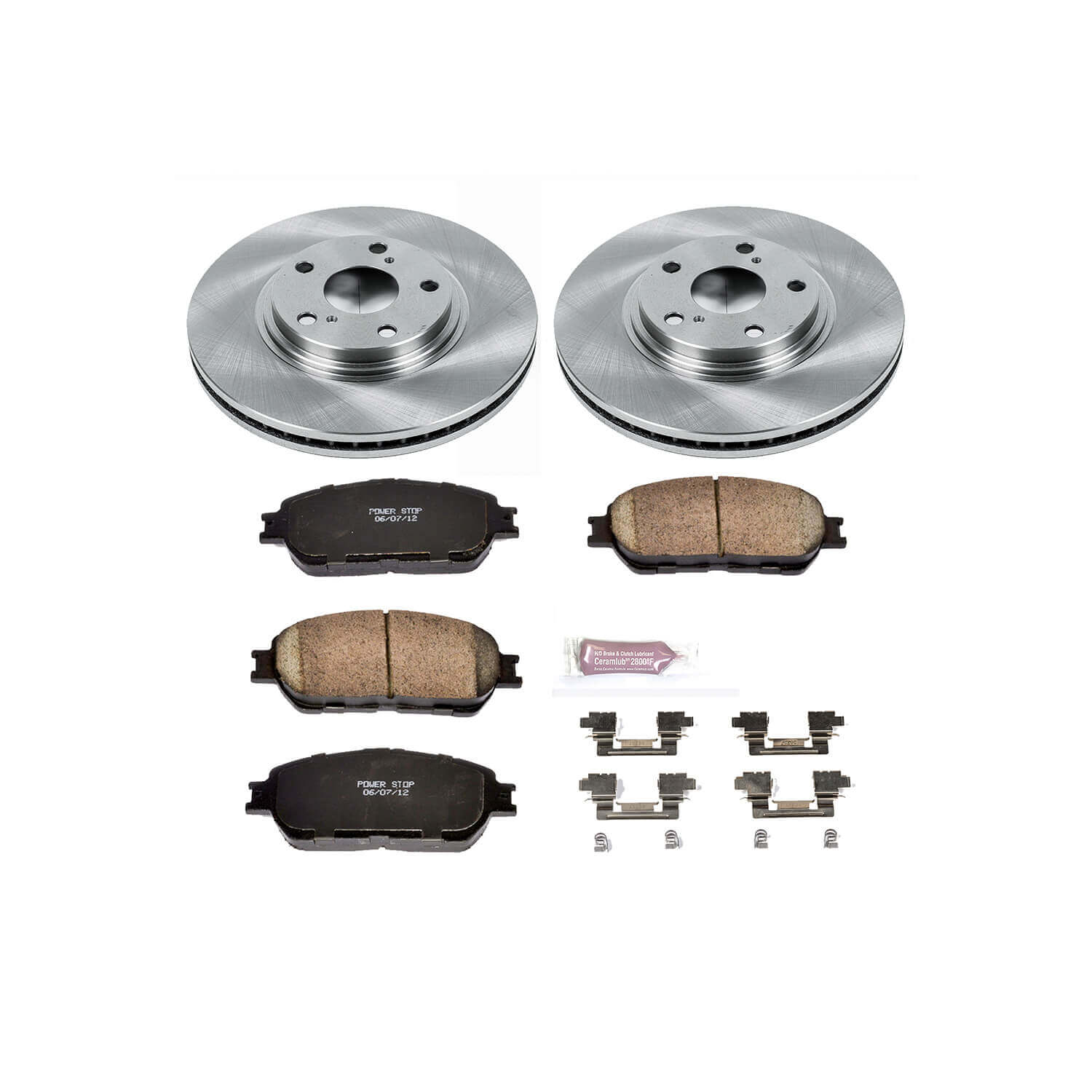 Power Stop KOE1141 Autospecialty - 1-Click Daily Driver Brake Kits (Front) for 2002-2006 Lexus ES300 product image