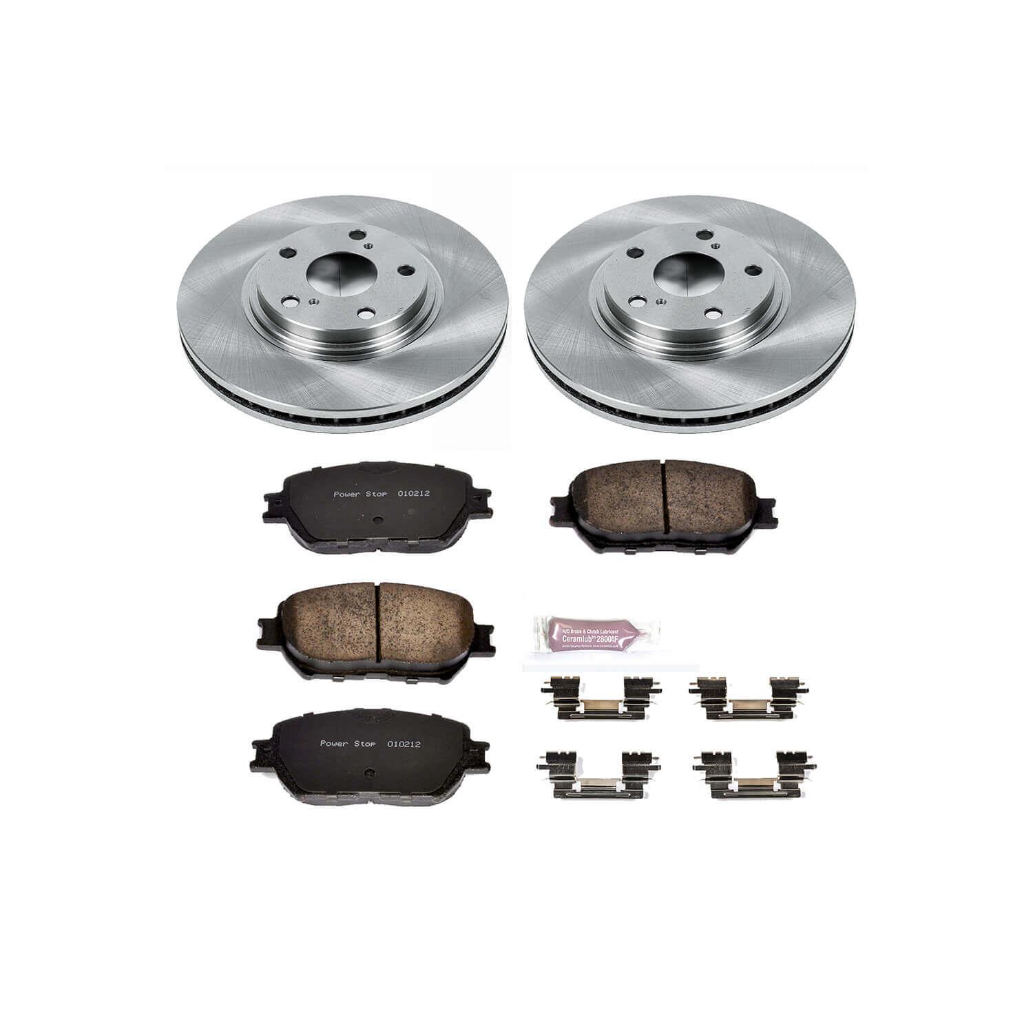 Power Stop KOE1143 Autospecialty - 1-Click Daily Driver Brake Kits (Front) for 2002-2004 Toyota Camry product image