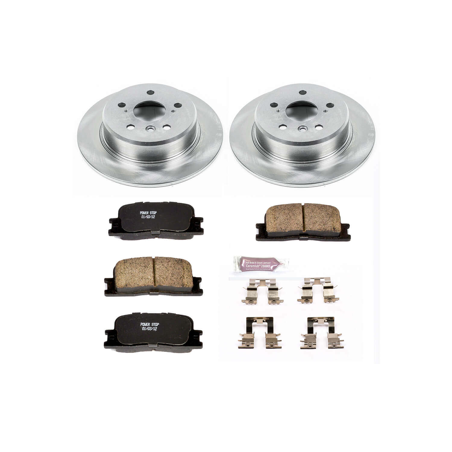 Power Stop KOE1148 Autospecialty - 1-Click Daily Driver Brake Kits (Rear) for 2001-2003 Toyota Highlander product image