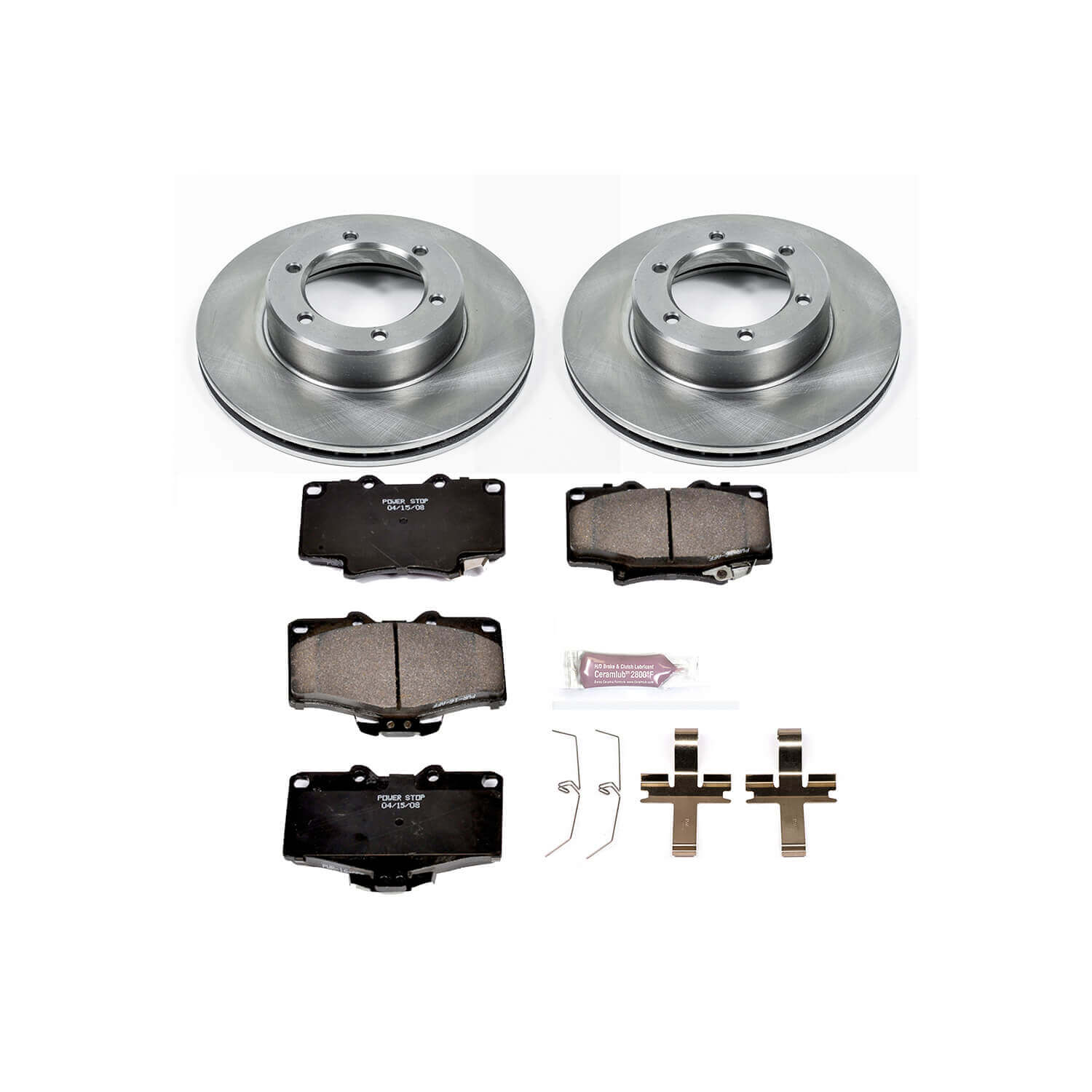 Power Stop KOE1150 Autospecialty - 1-Click Daily Driver Brake Kits (Front) for 1991-1998 Toyota 4RUNNER product image