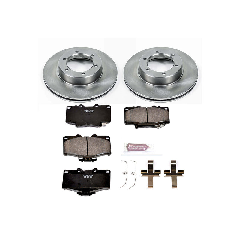 Power Stop KOE1150 Autospecialty - 1-Click Daily Driver Brake Kits (Front) for 1991-1998 Toyota 4RUNNER product image