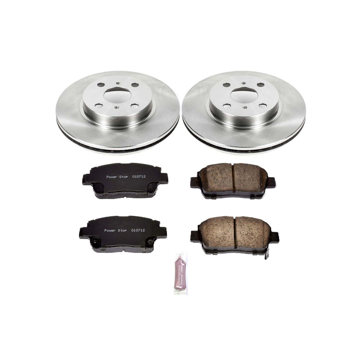 Power Stop KOE1153 Autospecialty - 1-Click Daily Driver Brake Kits (Front) for 2001-2003 Toyota Prius product image