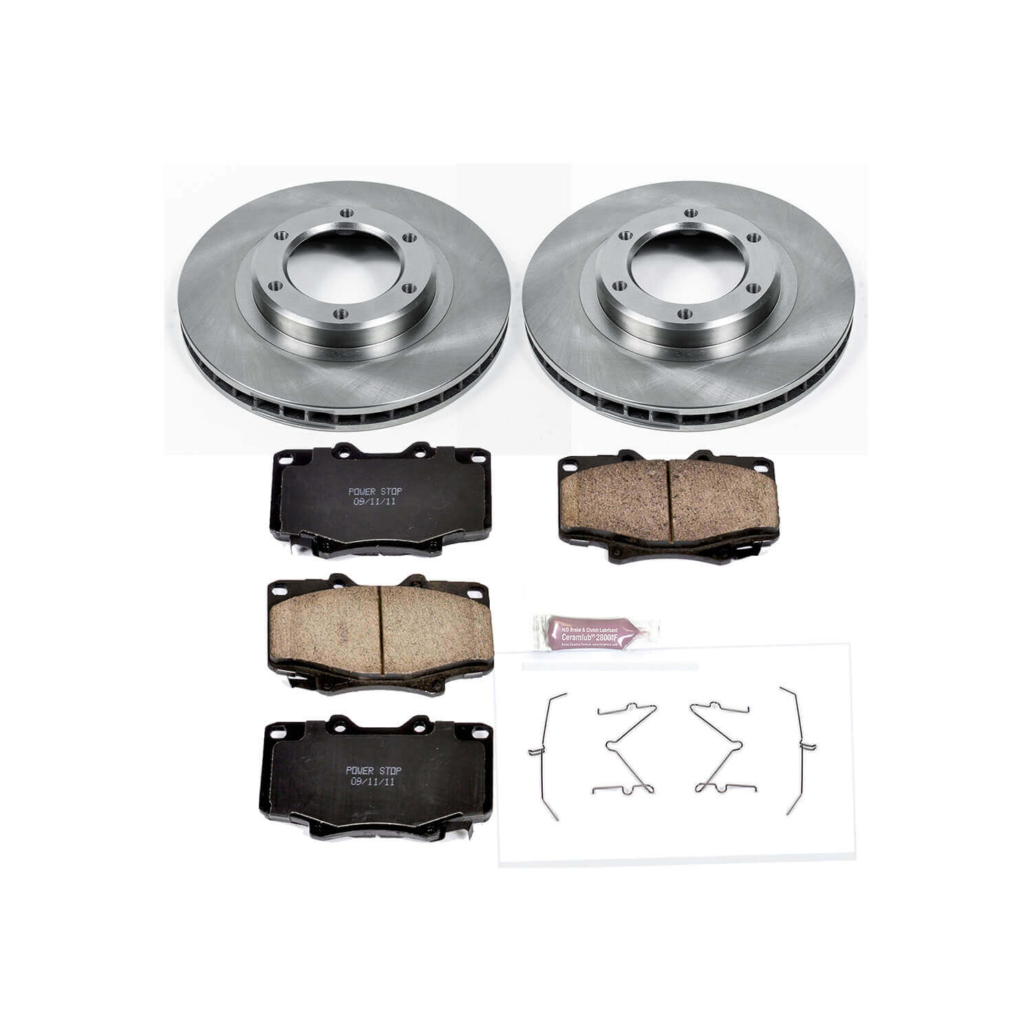 Power Stop KOE1154 Autospecialty - 1-Click Daily Driver Brake Kits (Front) for 1993-1997 Lexus LX450 product image