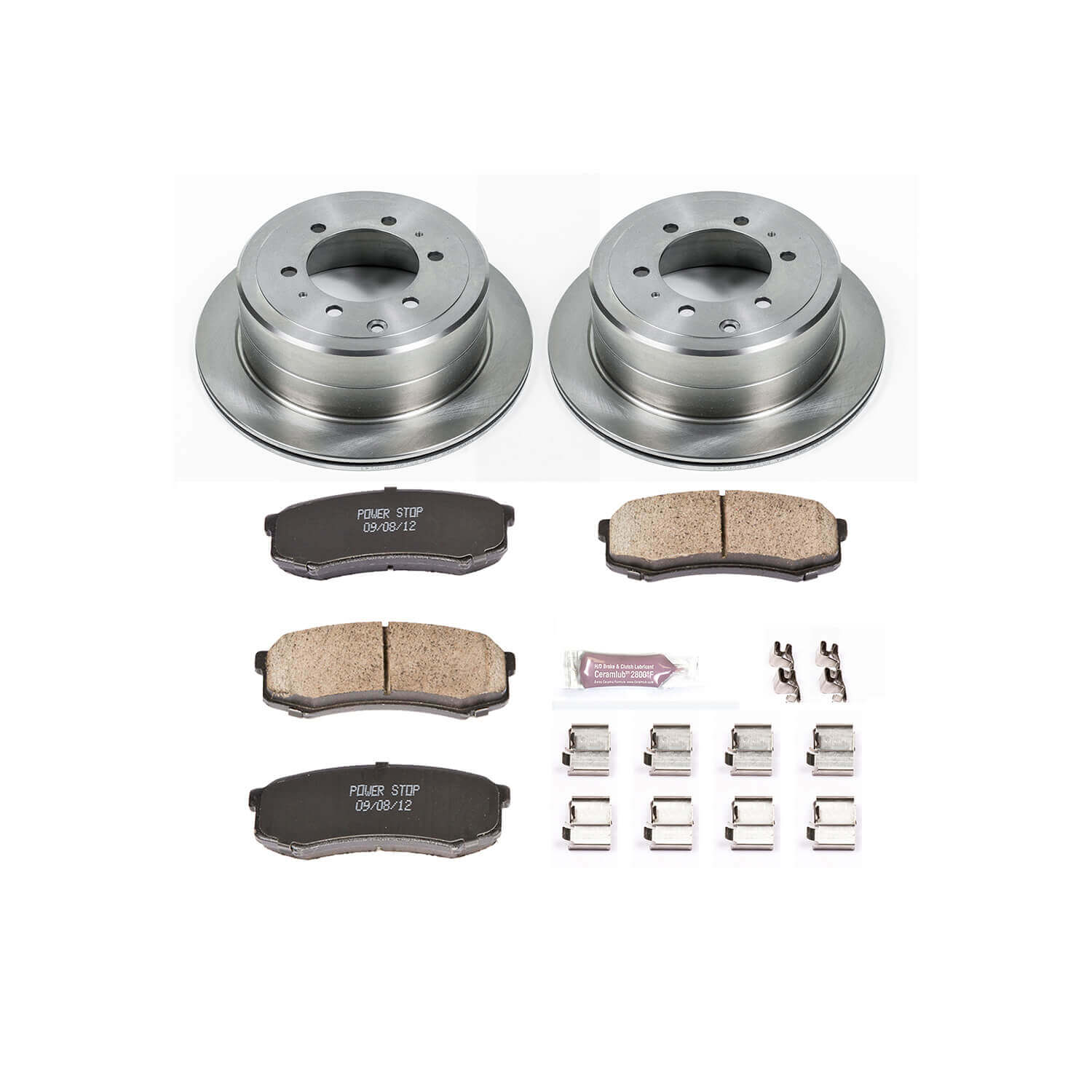 Power Stop KOE1156 Autospecialty - 1-Click Daily Driver Brake Kits (Rear) for 1993-1997 Lexus LX450 product image
