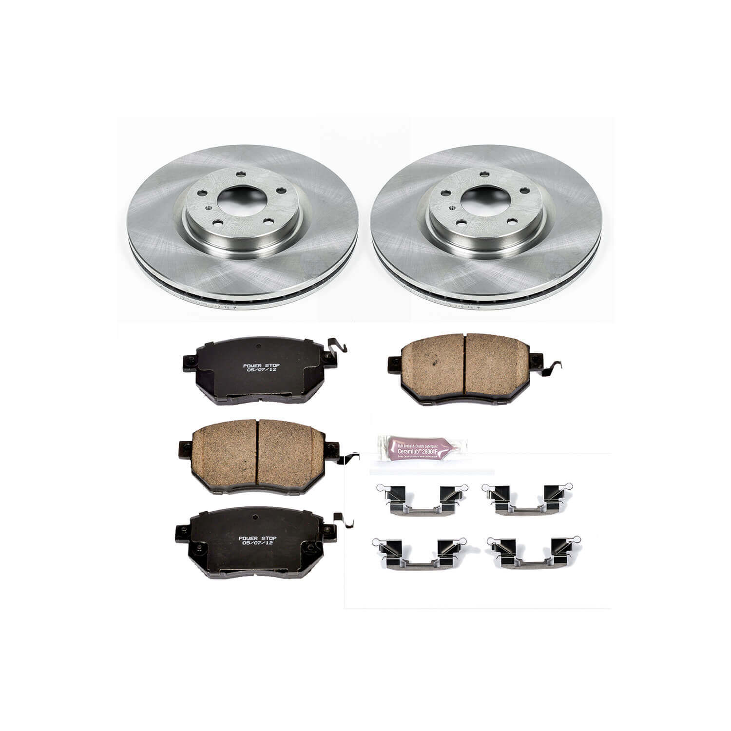 Power Stop KOE116 Autospecialty - 1-Click Daily Driver Brake Kits (Front) for 2006-2008 Nissan Maxima product image