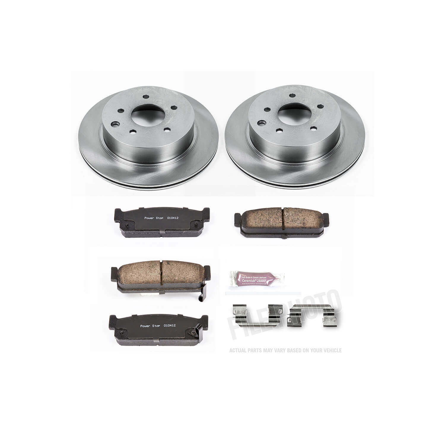 Power Stop KOE1165 Autospecialty - 1-Click Daily Driver Brake Kits (Rear) for 1993-2001 INFINITI J30 product image