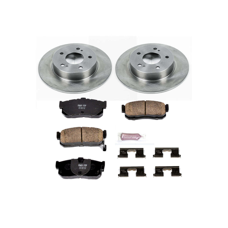 Power Stop KOE1168 Autospecialty - 1-Click Daily Driver Brake Kits (Rear) for 1995-2001 INFINITI I30 product image