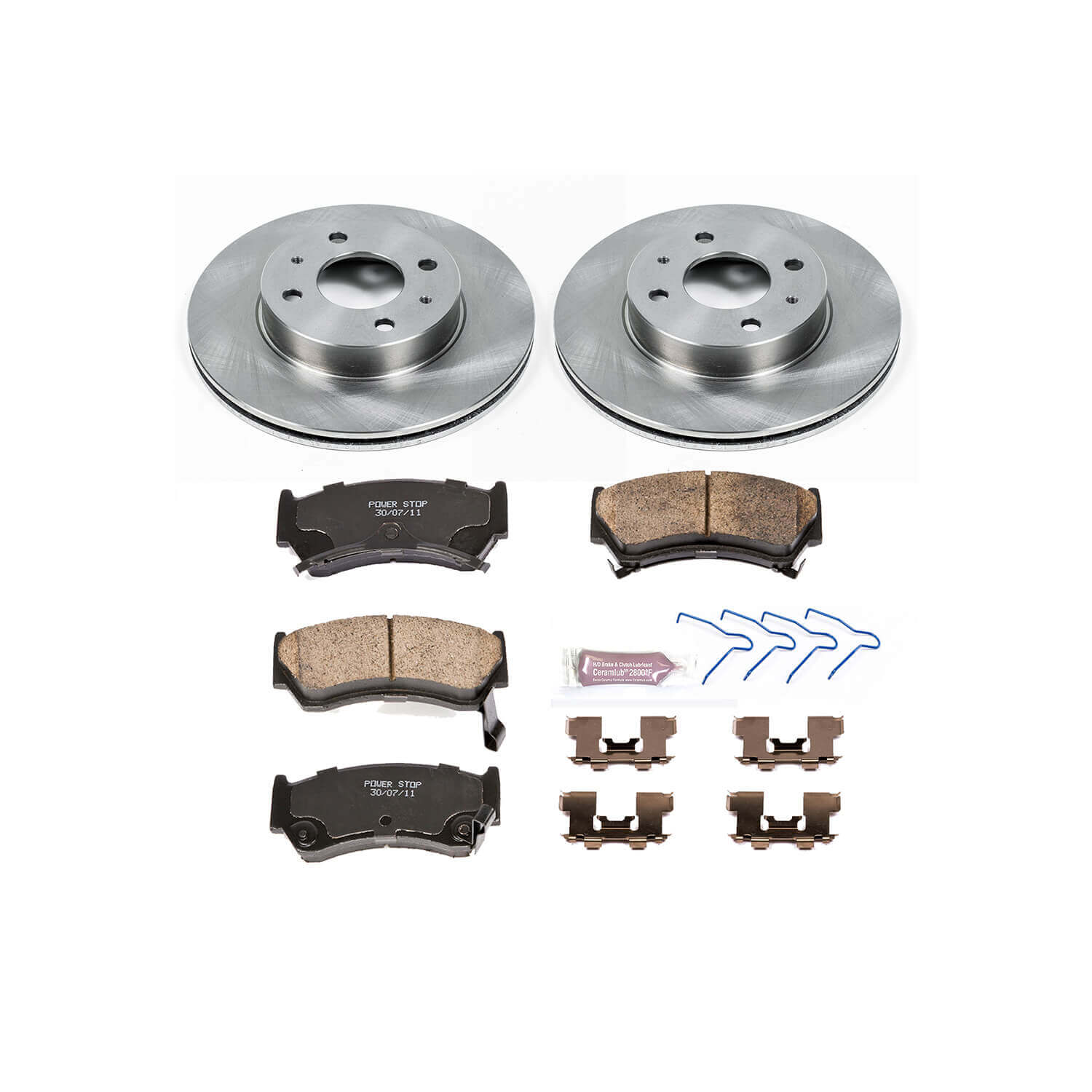 Power Stop KOE1172 Autospecialty - 1-Click Daily Driver Brake Kits (Front) for 1995-2000 Nissan 200SX product image