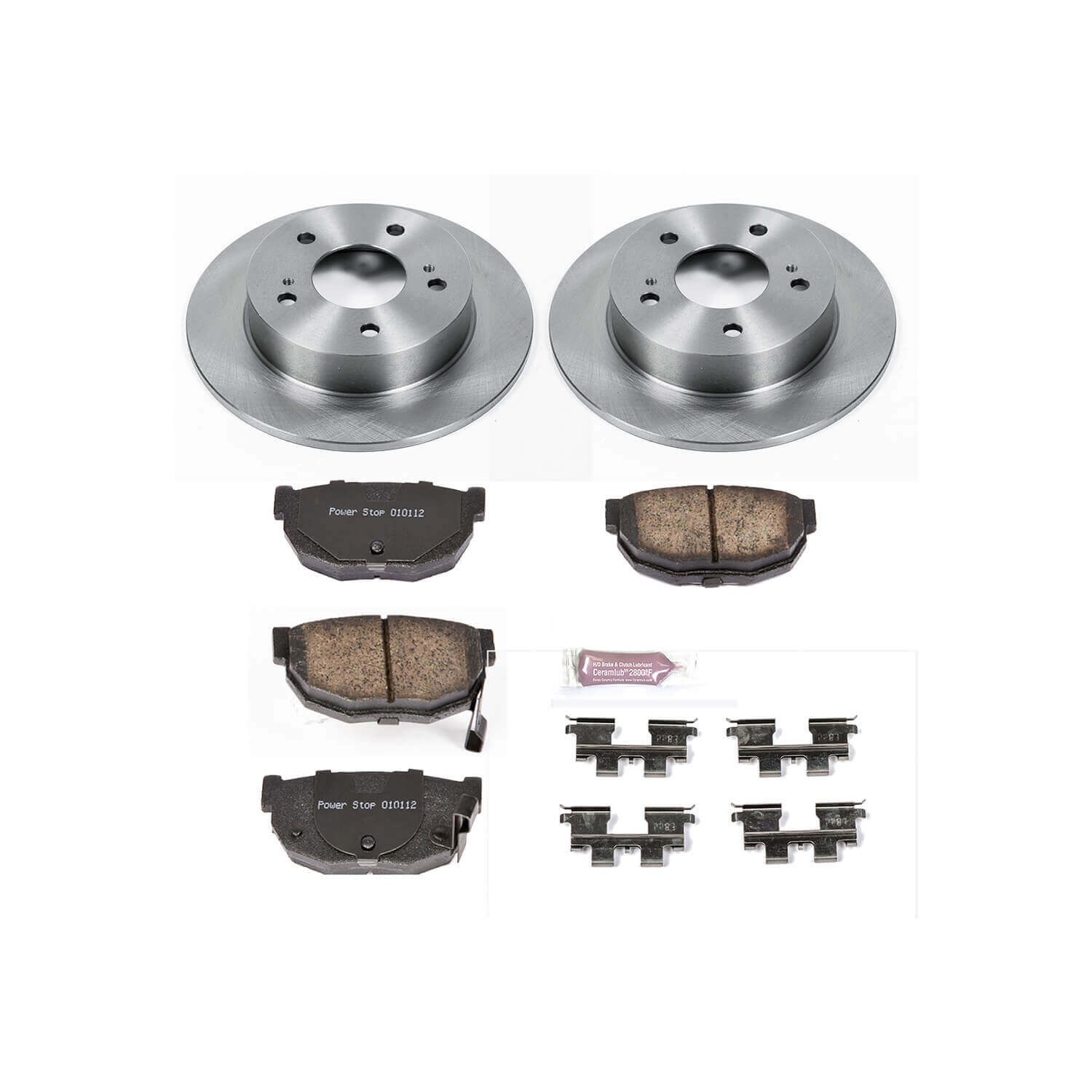 Power Stop KOE1174 Autospecialty - 1-Click Daily Driver Brake Kits (Rear) for 1994-1998 Nissan 240SX product image