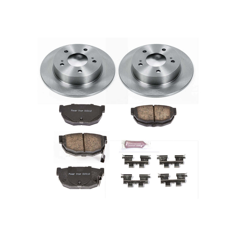 Power Stop KOE1174 Autospecialty - 1-Click Daily Driver Brake Kits (Rear) for 1994-1998 Nissan 240SX product image