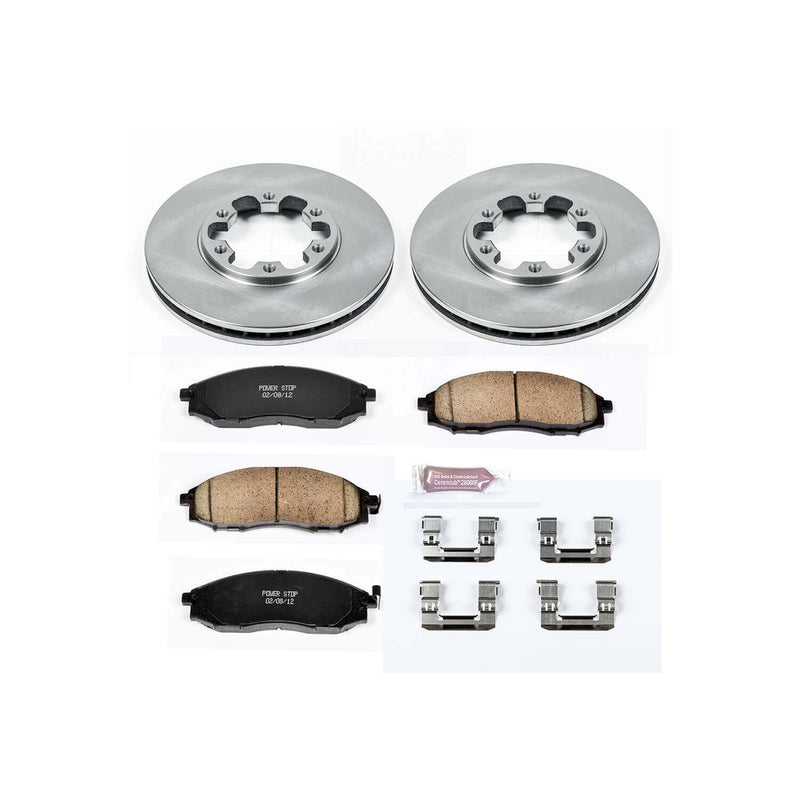 Power Stop KOE1176 Autospecialty - 1-Click Daily Driver Brake Kits (Front) for 2000-2004 Nissan Frontier 4 product image