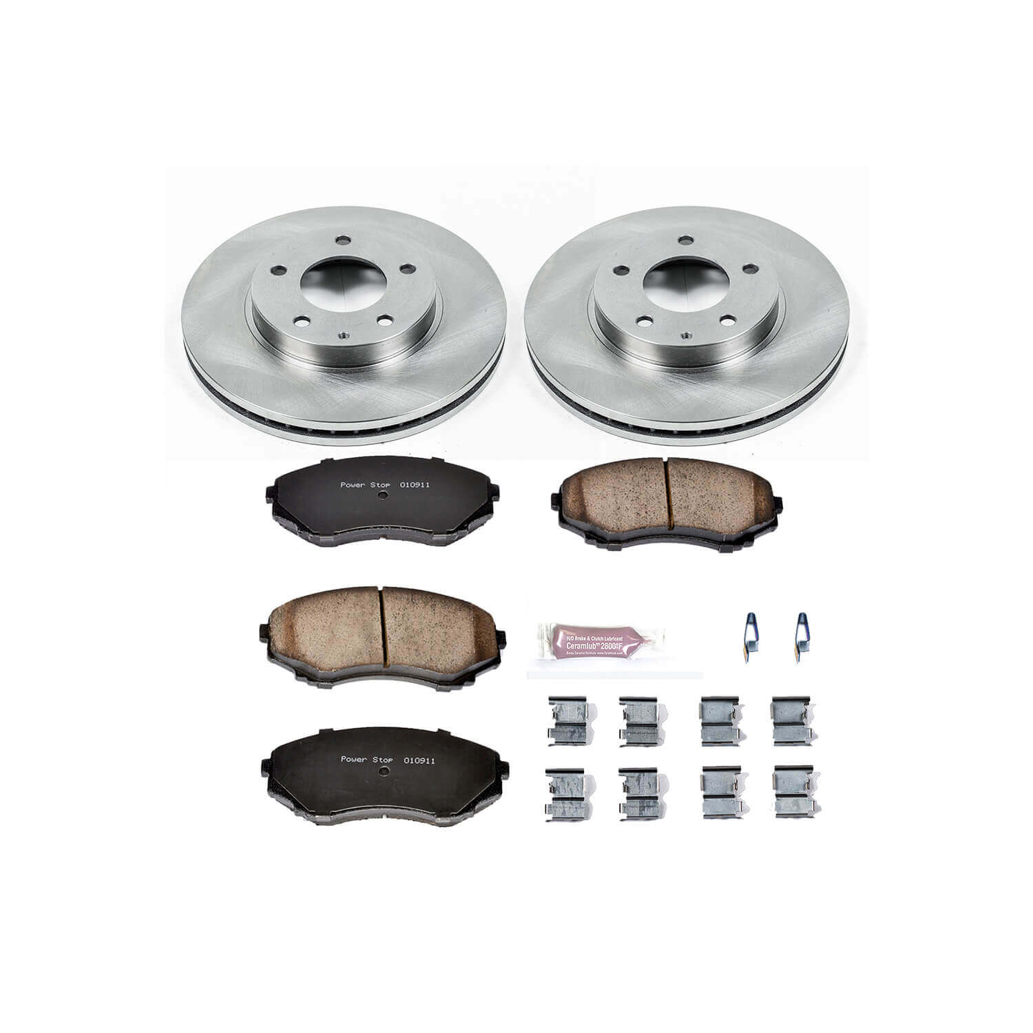 Power Stop KOE1184 Autospecialty - 1-Click Daily Driver Brake Kits (Front) for 2000-2006 Mazda Mpv product image