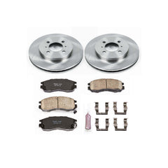 Power Stop KOE1214 Autospecialty - 1-Click Daily Driver Brake Kits (Front) for 1998-2002 Mitsubishi Mirage Sedan (4 Door) product image