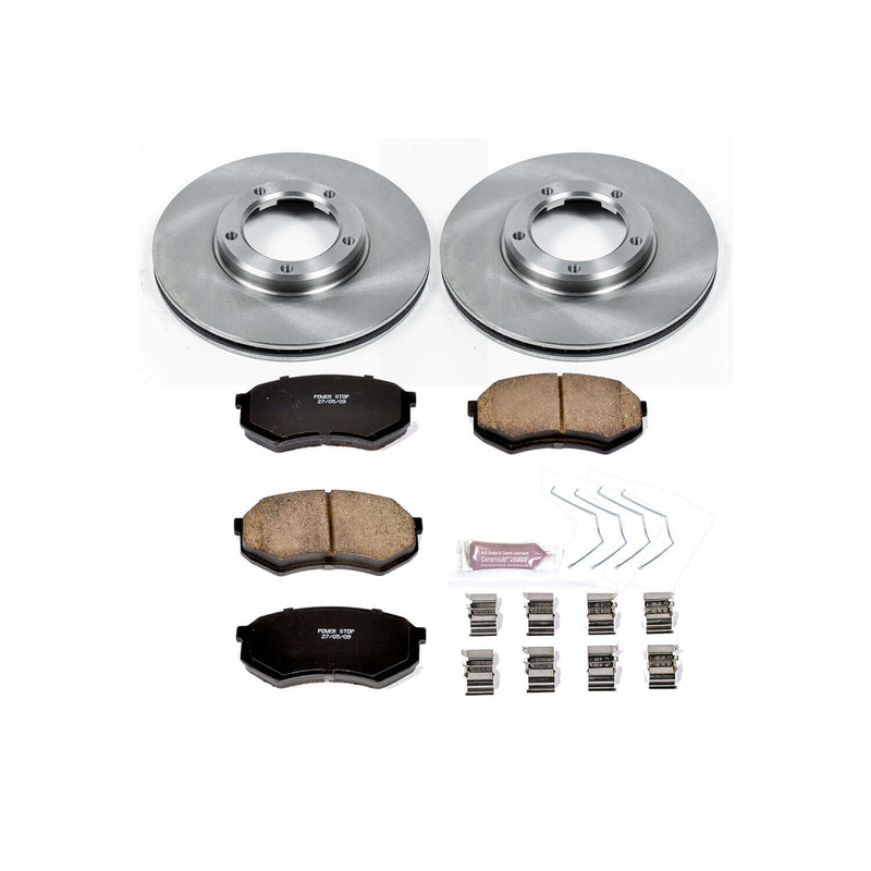 Power Stop KOE1232 Autospecialty - 1-Click Daily Driver Brake Kits (Front) for 1995-2004 Toyota Tacoma product image