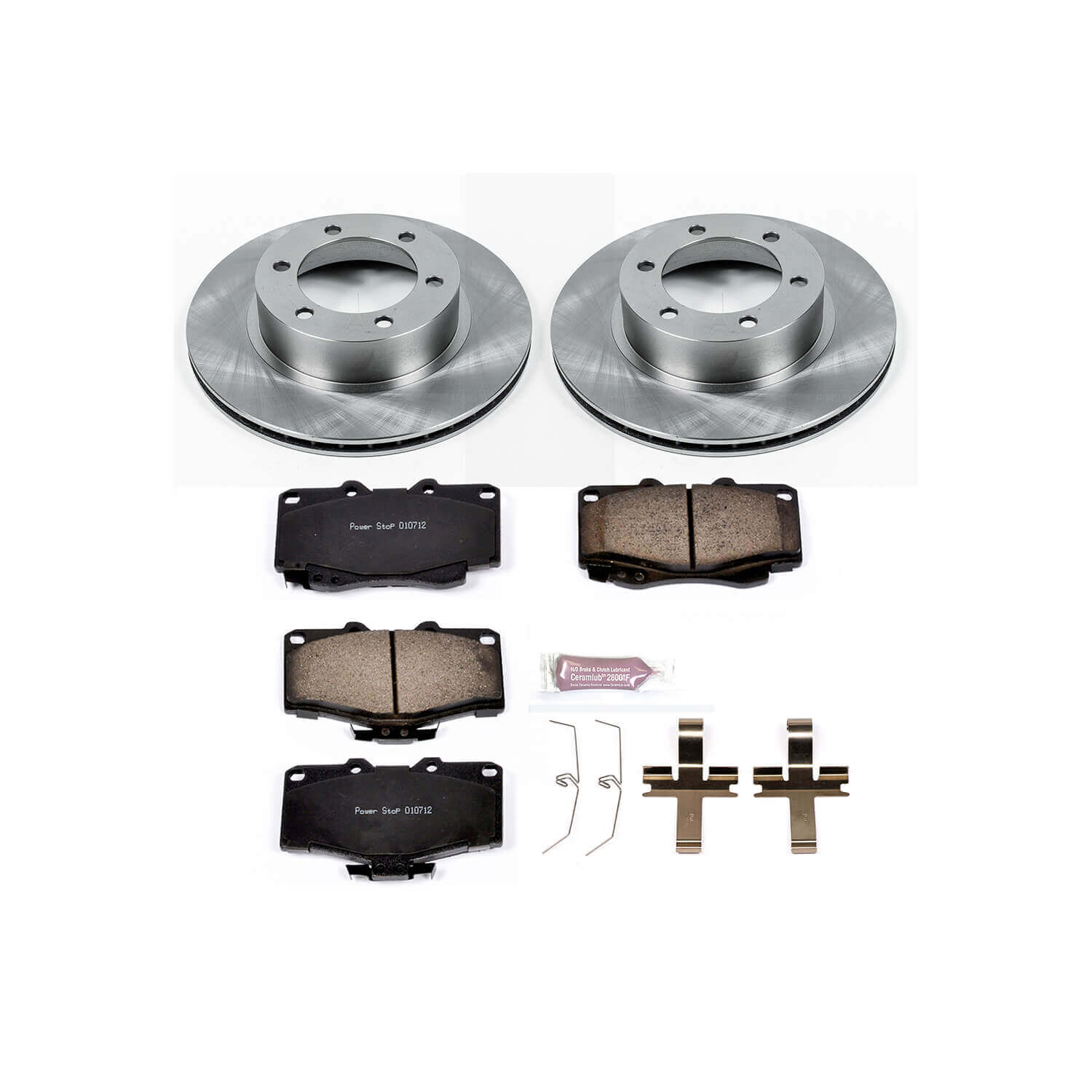 Power Stop KOE1236 Autospecialty - 1-Click Daily Driver Brake Kits (Front) for 1995-2004 Toyota 4RUNNER product image