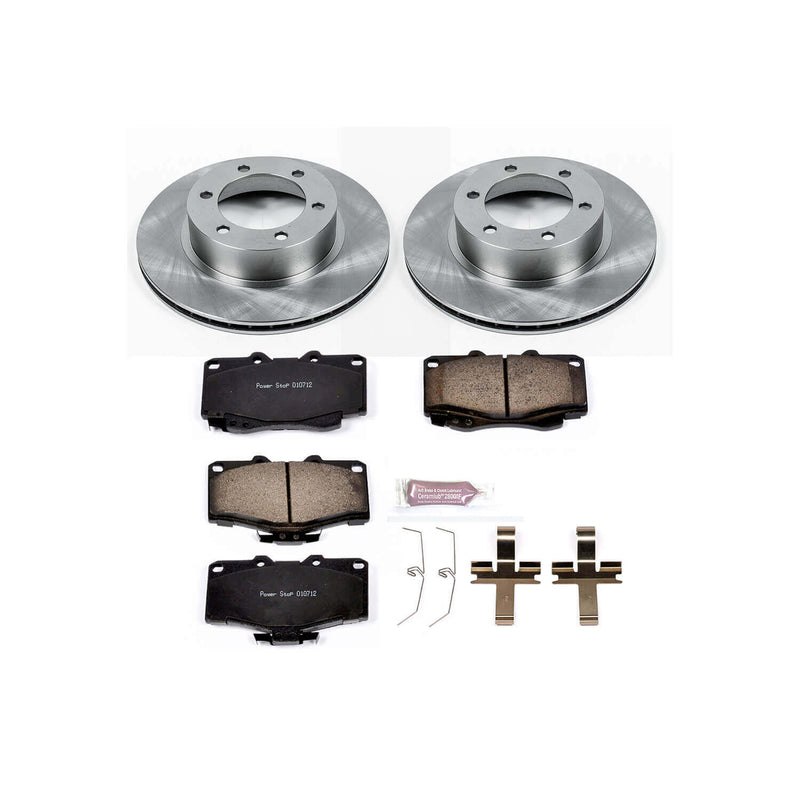 Power Stop KOE1236 Autospecialty - 1-Click Daily Driver Brake Kits (Front) for 1995-2004 Toyota 4RUNNER product image