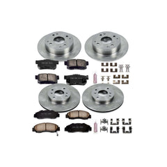 Power Stop KOE1238 Autospecialty - 1-Click Daily Driver Brake Kits (Front And Rear) for 1998-1999 Acura Cl product image