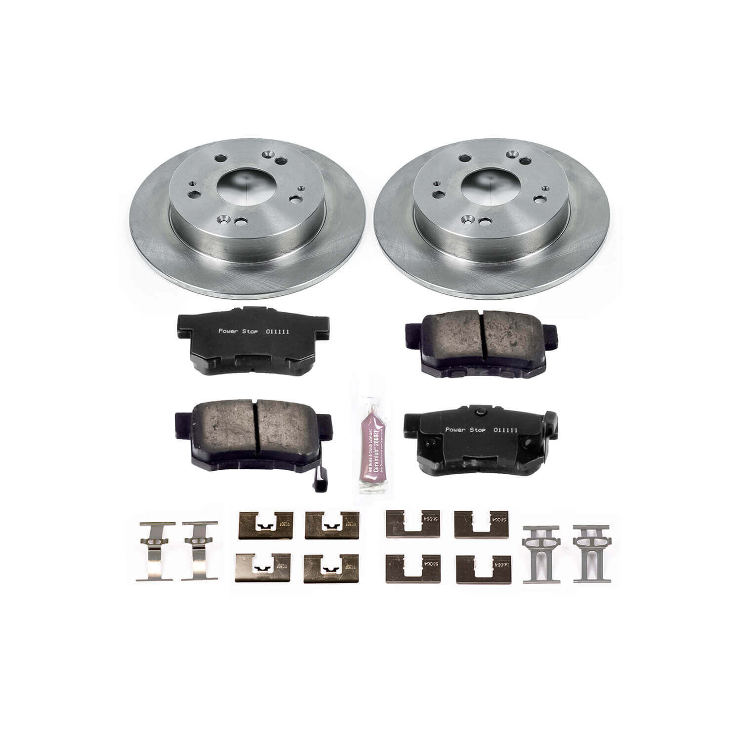 Power Stop KOE1243 Autospecialty - 1-Click Daily Driver Brake Kits (Rear) for 1997-2015 Acura Ilx product image