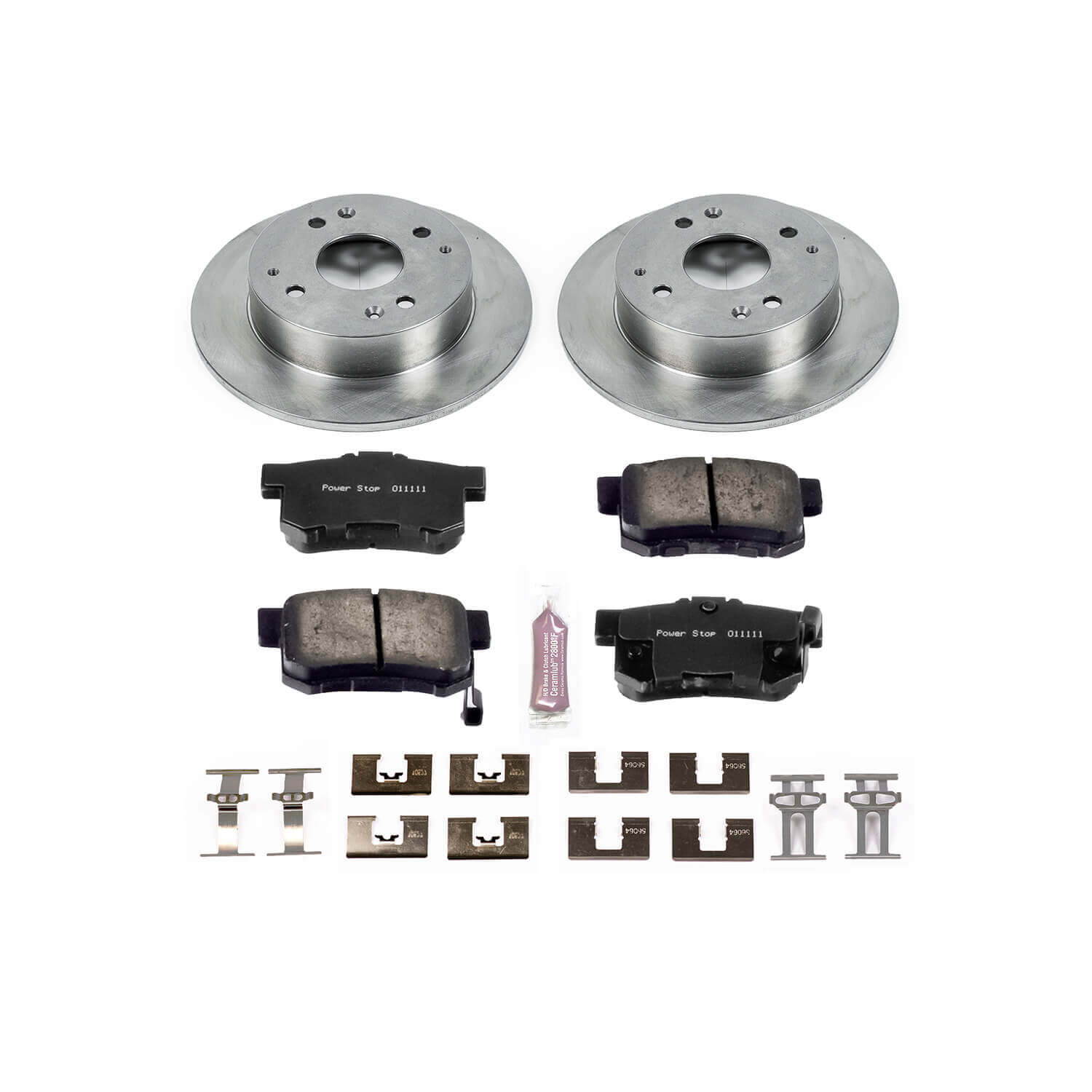 Power Stop KOE1244 Autospecialty - 1-Click Daily Driver Brake Kits (Rear) for 1998-2002 Acura Cl product image