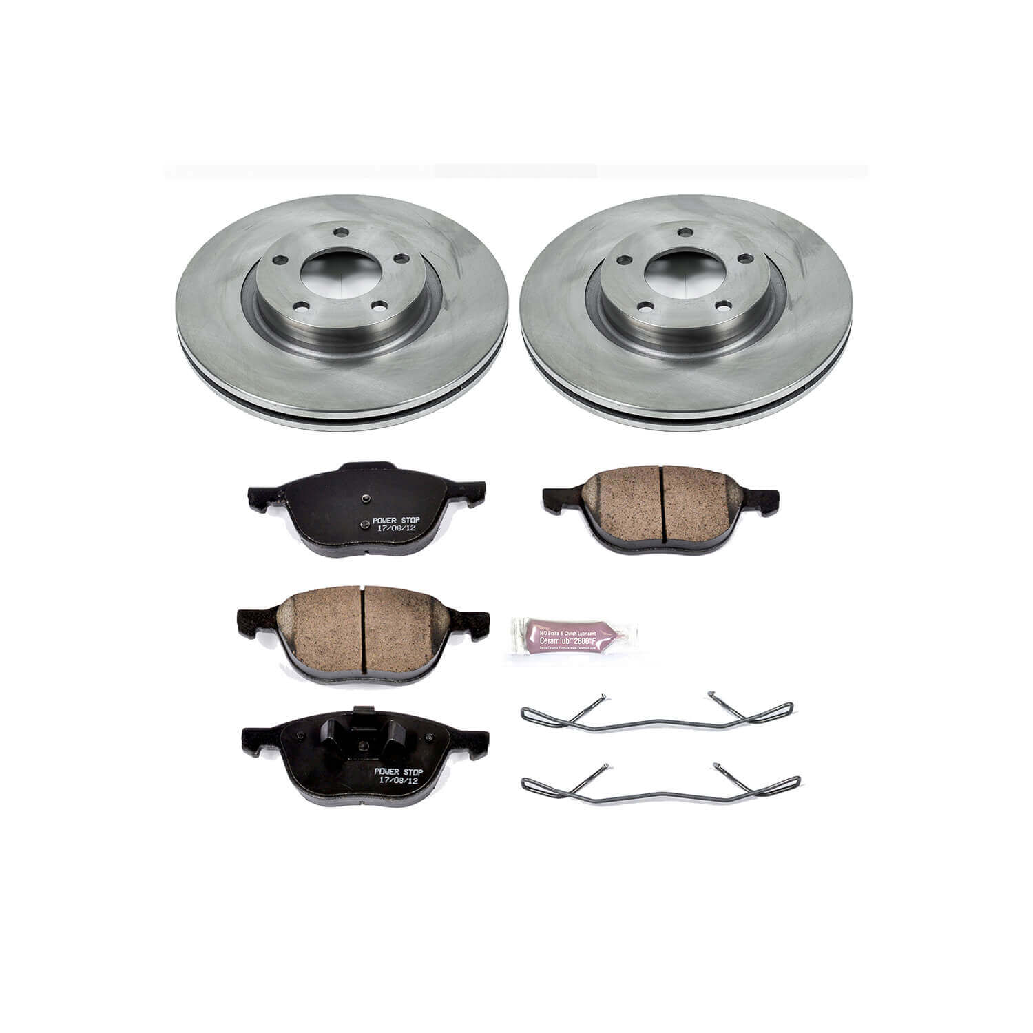 Power Stop KOE125 Autospecialty - 1-Click Daily Driver Brake Kits (Front) for 2004-2015 Mazda 3 product image