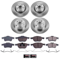 Power Stop KOE126 Autospecialty - 1-Click Daily Driver Brake Kits (Front And Rear) for 2004-2013 Mazda 3 product image