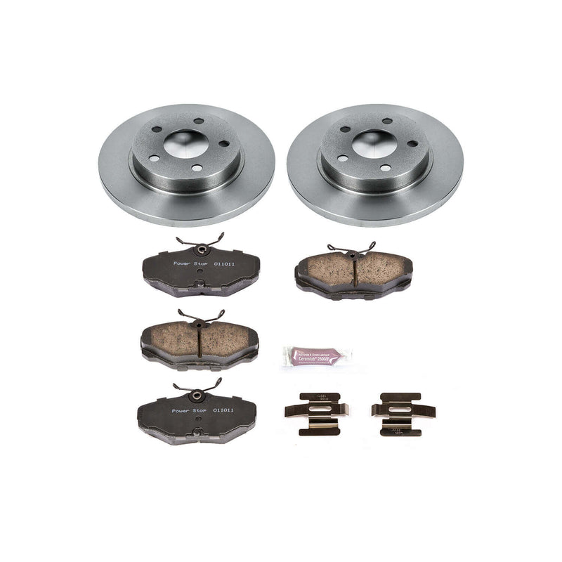 Power Stop KOE1298 Autospecialty - 1-Click Daily Driver Brake Kits (Rear) for 1993-2005 Ford Taurus product image