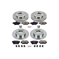 Power Stop KOE1300 Autospecialty - 1-Click Daily Driver Brake Kits (Front And Rear) for 1994-1998 Ford Mustang product image