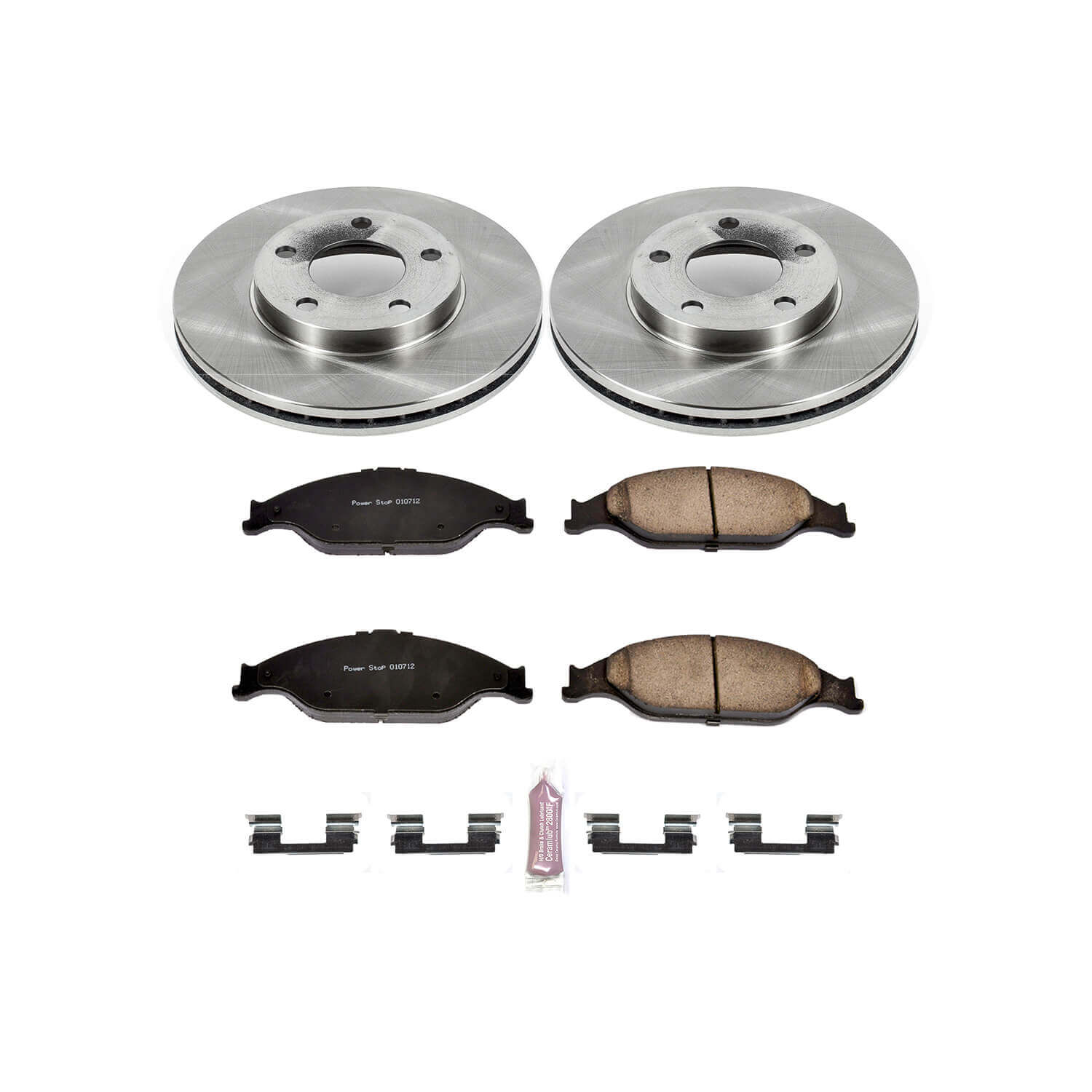 Power Stop KOE1301 Autospecialty - 1-Click Daily Driver Brake Kits (Front) for 1999-2004 Ford Mustang product image