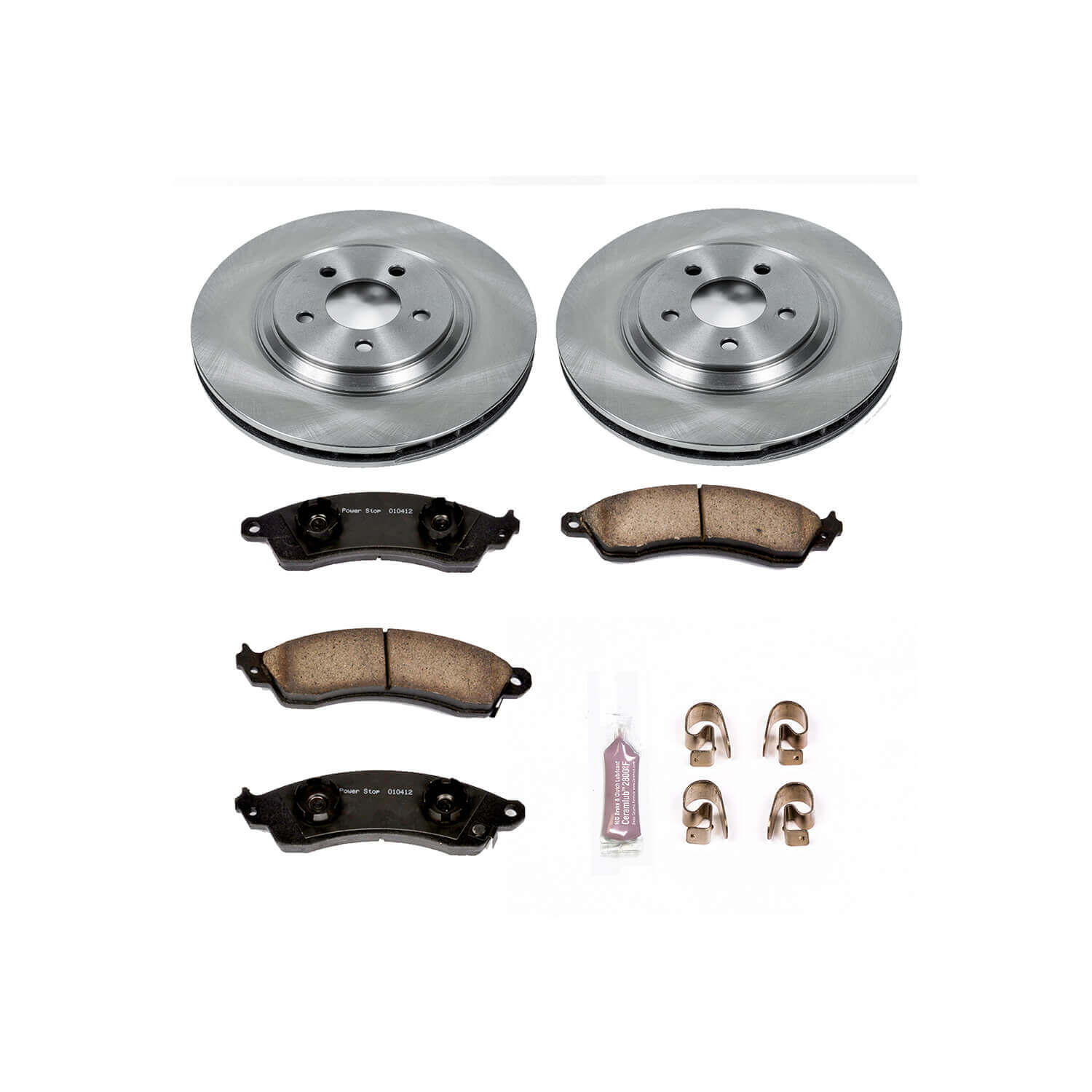 Power Stop KOE1304 Autospecialty - 1-Click Daily Driver Brake Kits (Front) for 1994-2004 Ford Mustang Svt Cobra product image