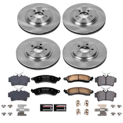 Power Stop KOE1305 Autospecialty - 1-Click Daily Driver Brake Kits (Front And Rear) for 1994-2004 Ford Mustang Svt Cobra product image