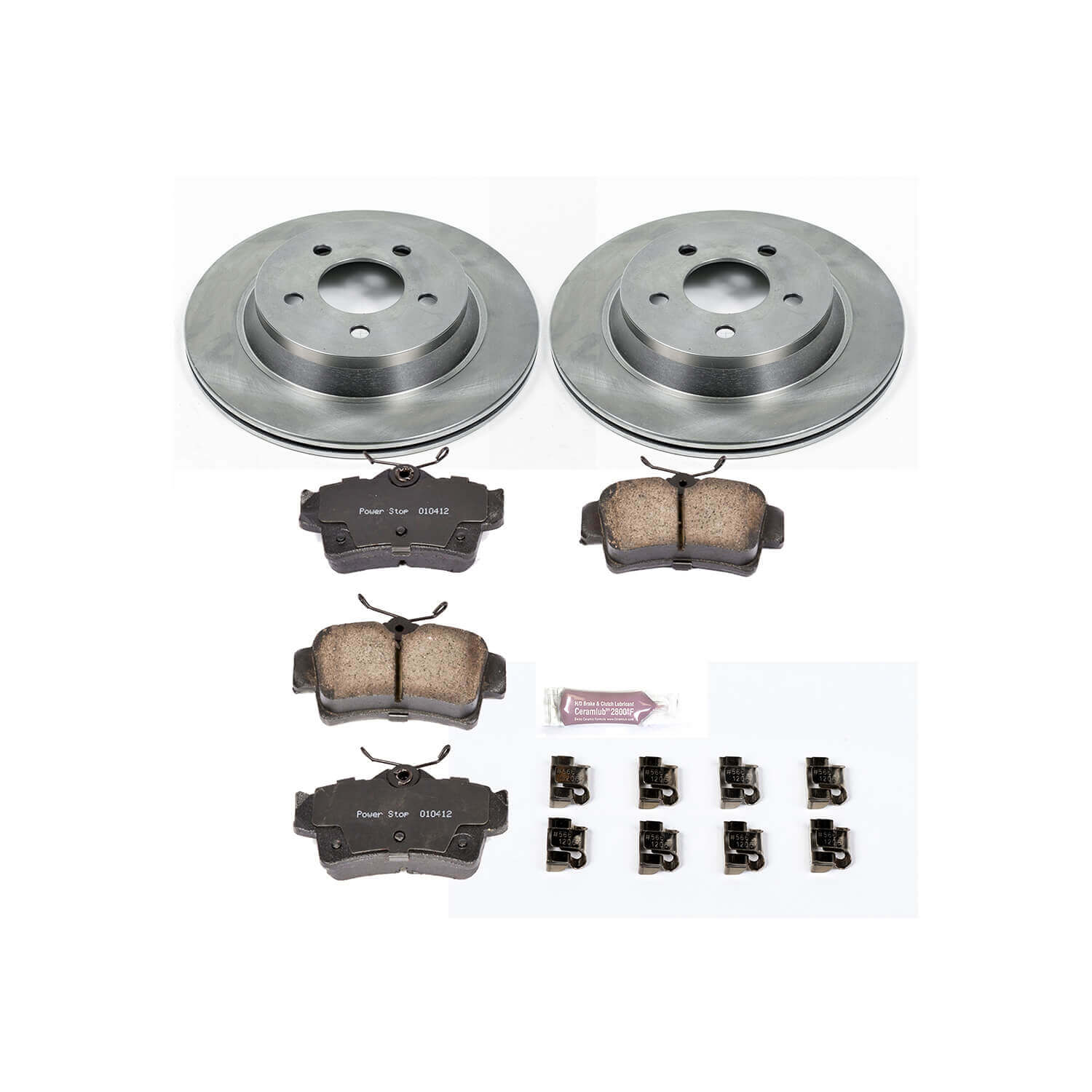 Power Stop KOE1306 Autospecialty - 1-Click Daily Driver Brake Kits (Rear) for 1994-2004 Ford Mustang Svt Cobra product image