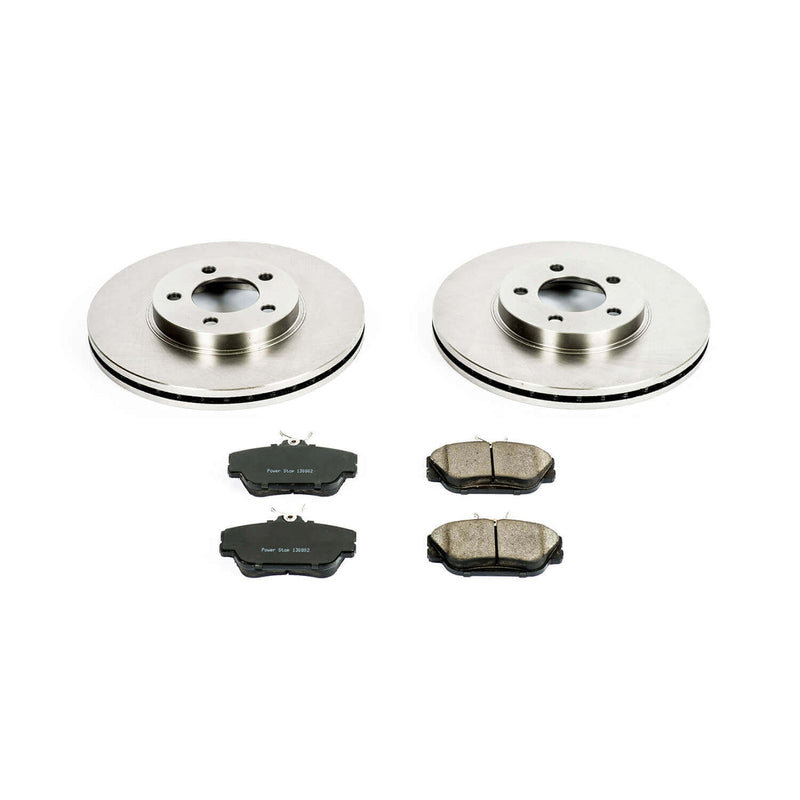 Power Stop KOE1318 Autospecialty - 1-Click Daily Driver Brake Kits (Front) for 1993-2007 Ford Taurus Sho product image