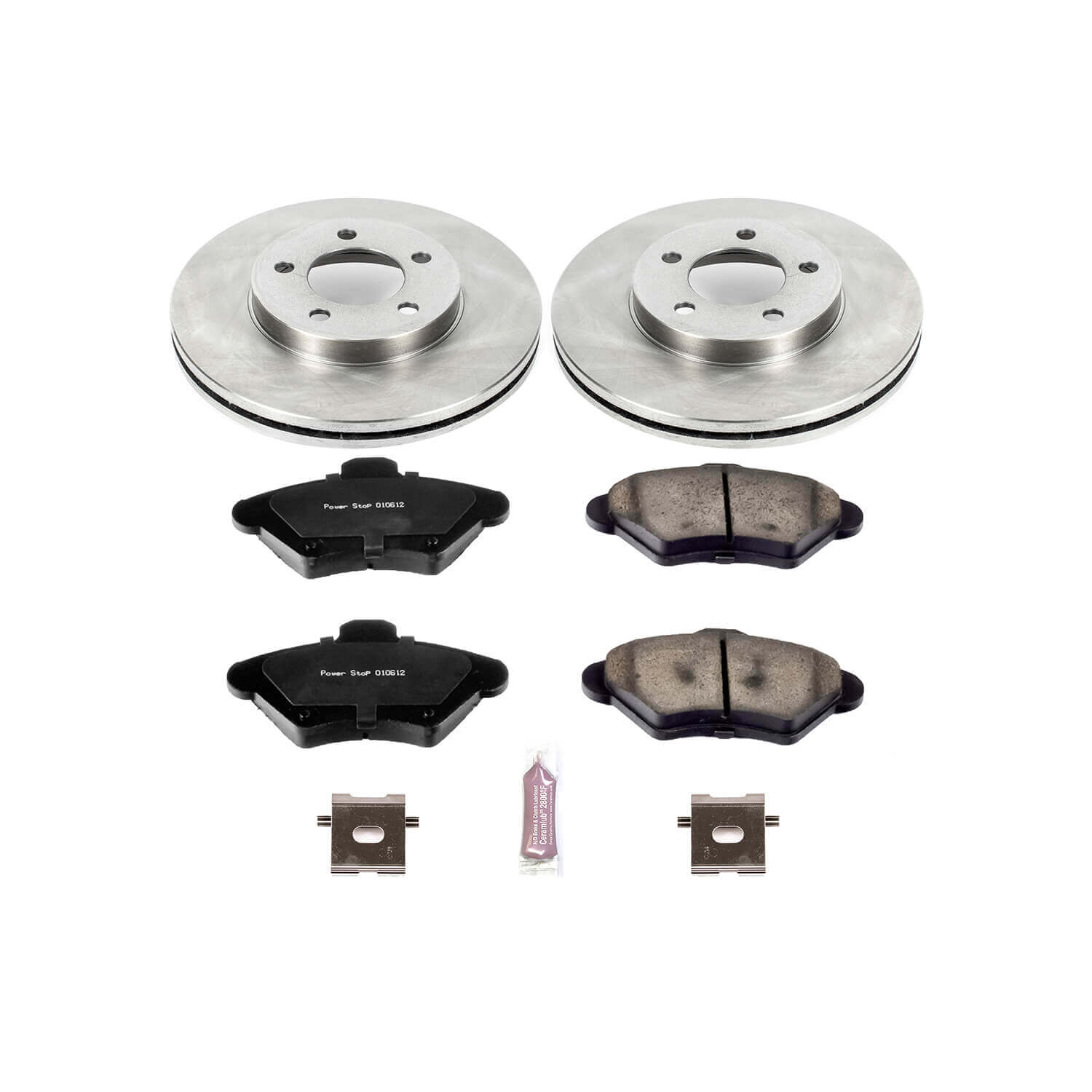 Power Stop KOE1325 Autospecialty - 1-Click Daily Driver Brake Kits (Front) for 1993-1997 Ford Thunderbird product image
