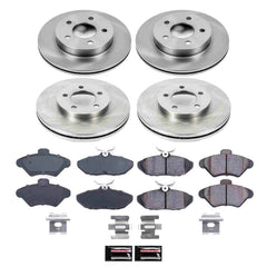 Power Stop KOE1326 Autospecialty - 1-Click Daily Driver Brake Kits (Front And Rear) for 1993-1997 Ford Thunderbird product image