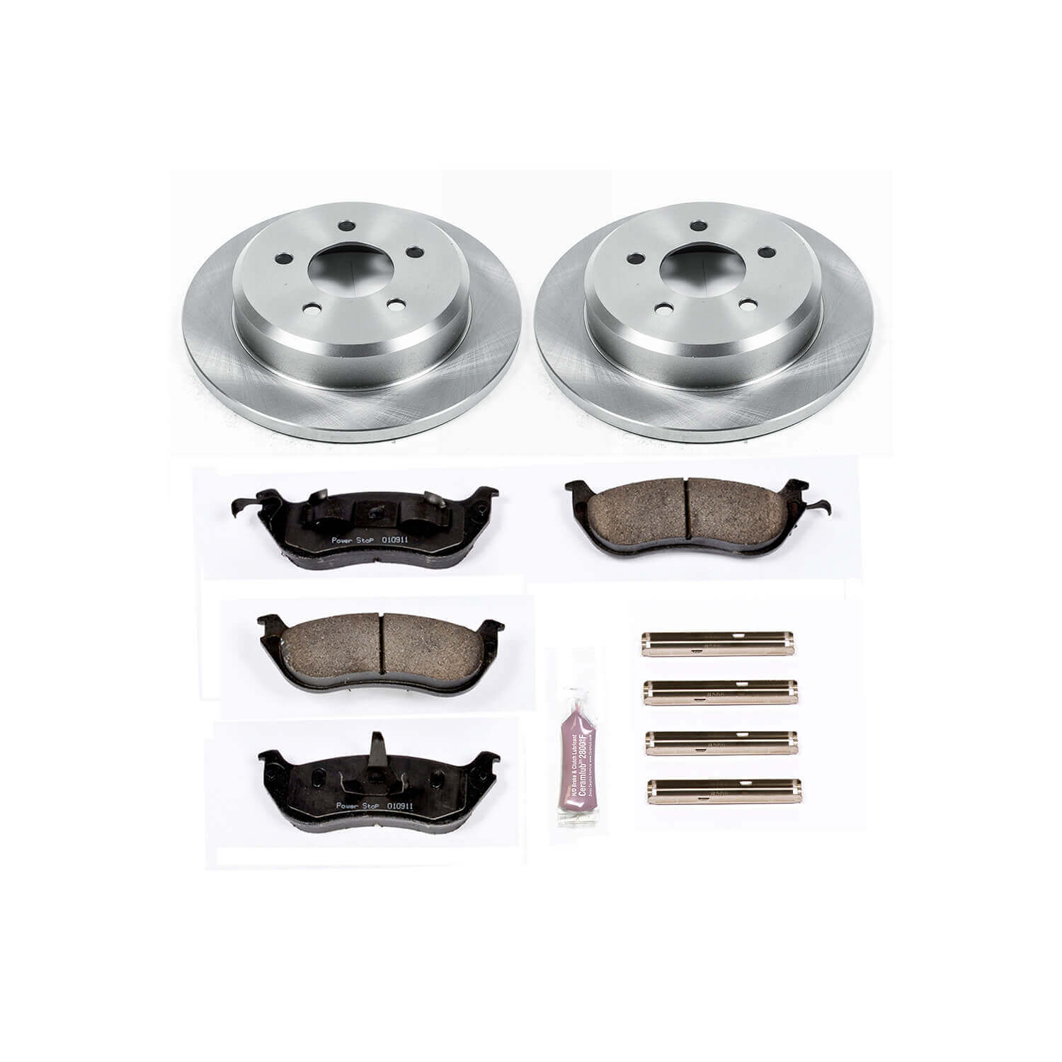 Power Stop KOE1331 Autospecialty - 1-Click Daily Driver Brake Kits (Rear) for 1996-2002 Ford Crown Victoria product image