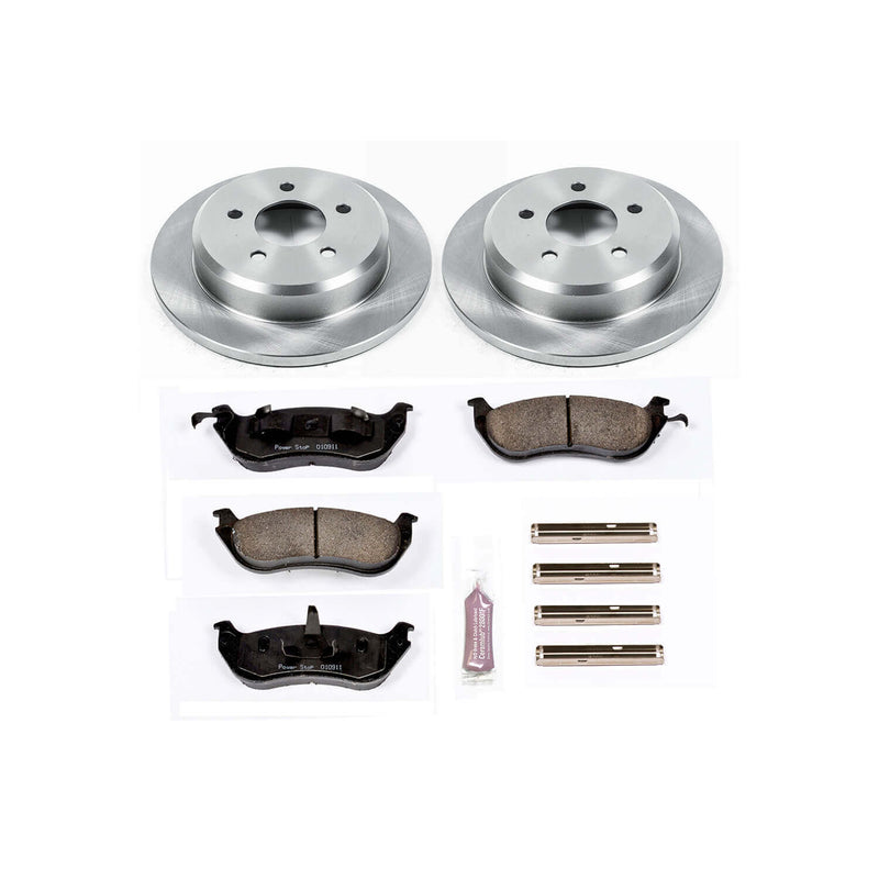 Power Stop KOE1331 Autospecialty - 1-Click Daily Driver Brake Kits (Rear) for 1996-2002 Ford Crown Victoria product image