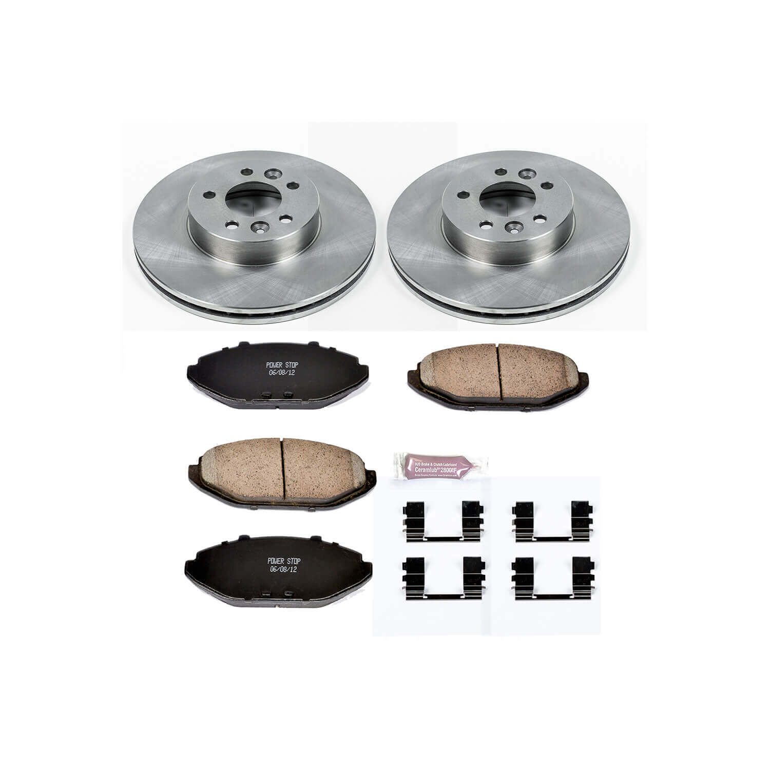 Power Stop KOE1335 Autospecialty - 1-Click Daily Driver Brake Kits (Front) for 1998-2002 Ford Crown Victoria product image
