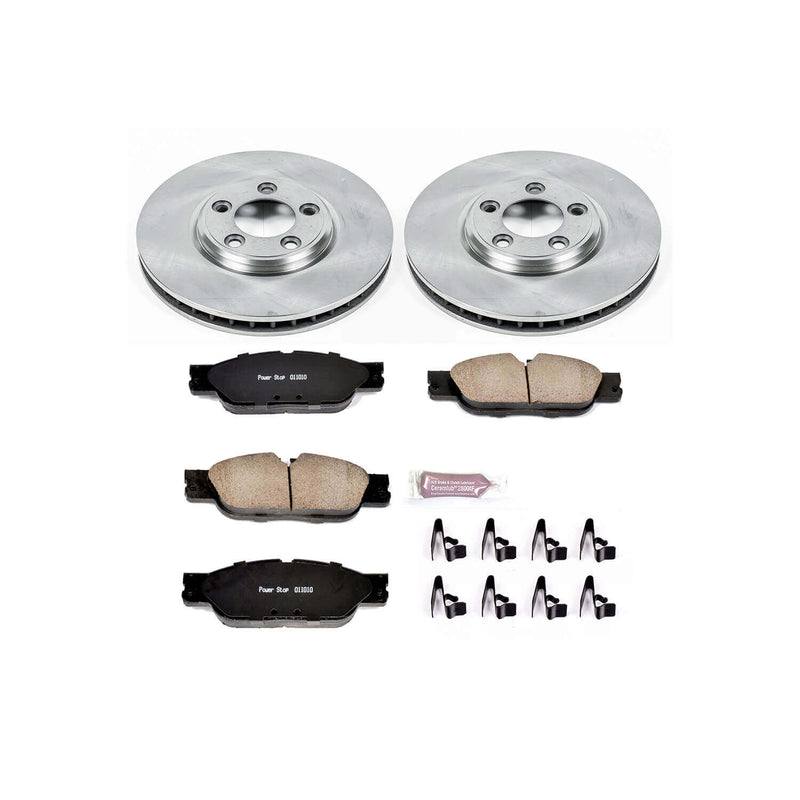 Power Stop KOE1349 Autospecialty - 1-Click Daily Driver Brake Kits (Front) for 2005 Jaguar S-Type product image