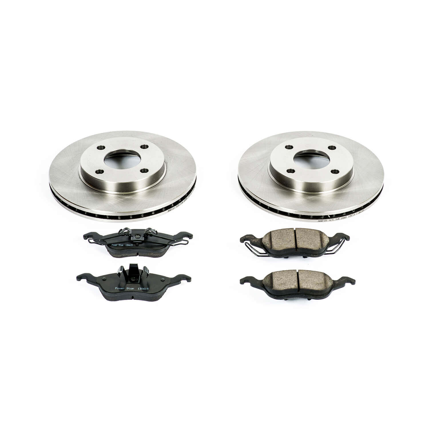 Power Stop KOE1358 Autospecialty - 1-Click Daily Driver Brake Kits (Front) for 2000-2004 Ford Focus product image
