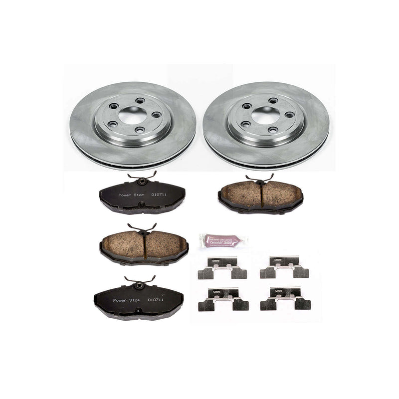 Power Stop KOE1361 Autospecialty - 1-Click Daily Driver Brake Kits (Rear) for 2000-2006 Ford Thunderbird product image