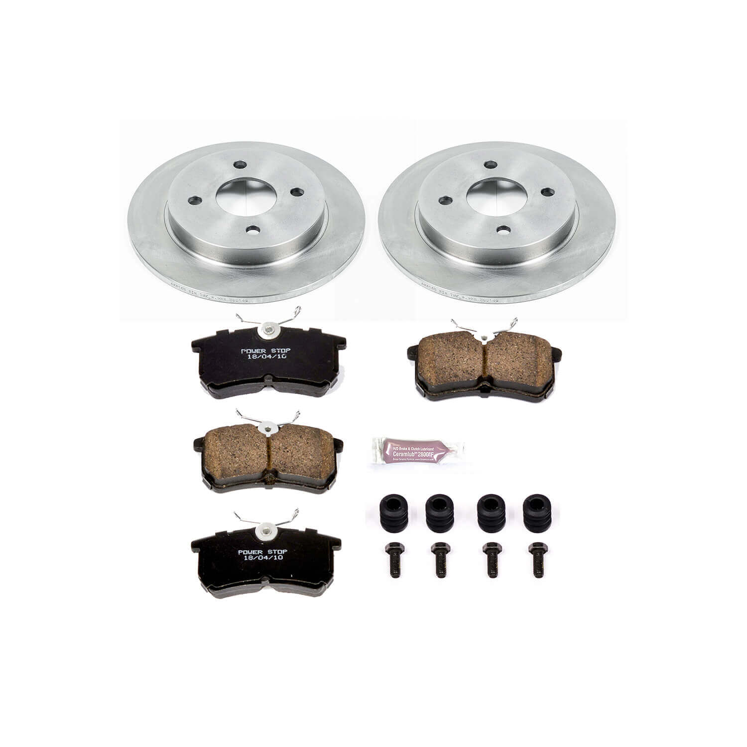 Power Stop KOE1363 Autospecialty - 1-Click Daily Driver Brake Kits (Rear) for 2001-2019 Ford Fiesta - product image