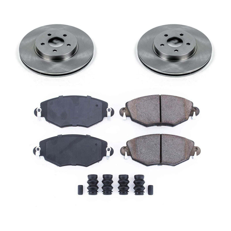 Power Stop KOE1373 Autospecialty - 1-Click Daily Driver Brake Kits (Front) for 2002-2008 Jaguar X-Type product image