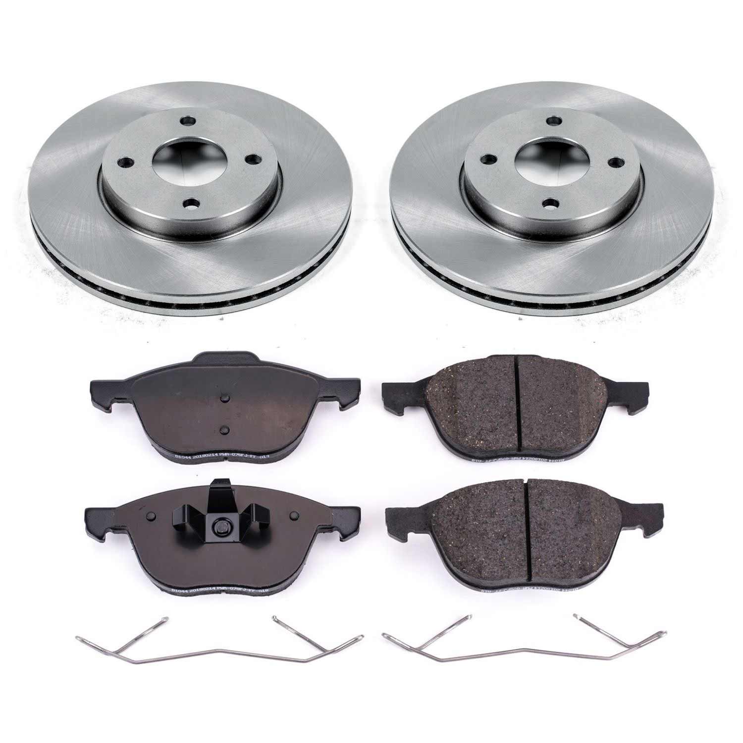 Power Stop KOE1377 Autospecialty - 1-Click Daily Driver Brake Kits (Front) for 2005-2007 Ford Focus product image
