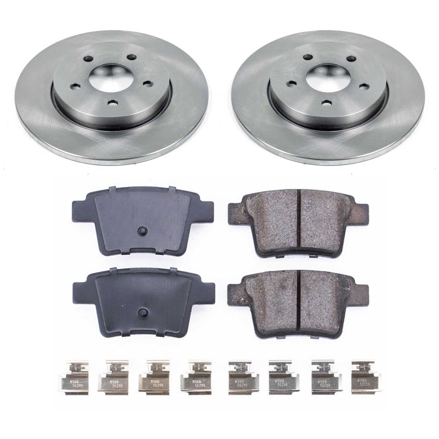 Power Stop KOE1379 Autospecialty - 1-Click Daily Driver Brake Kits (Rear) for 2005-2008 Jaguar X-Type product image
